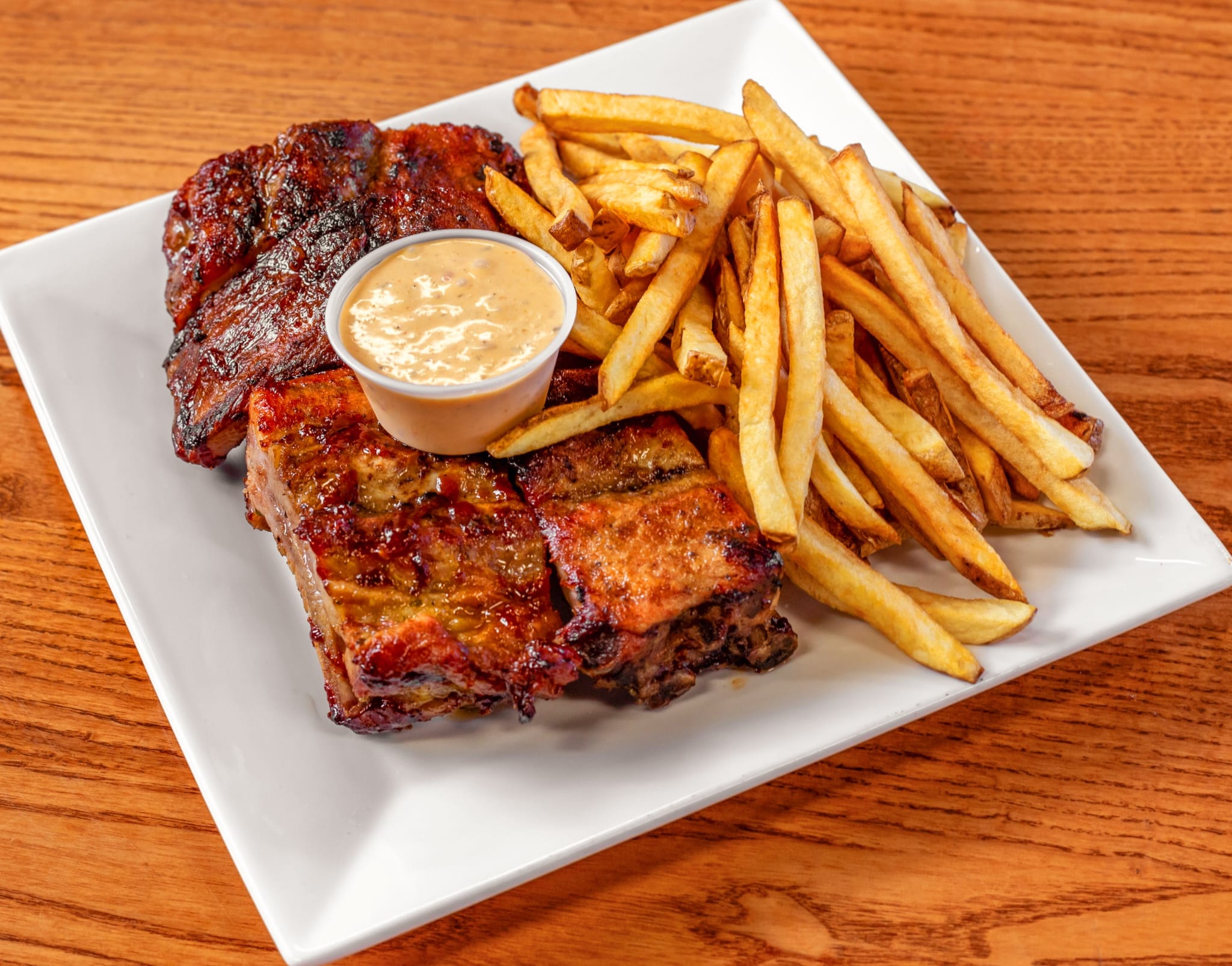 Grilled BBQ Pork Rips