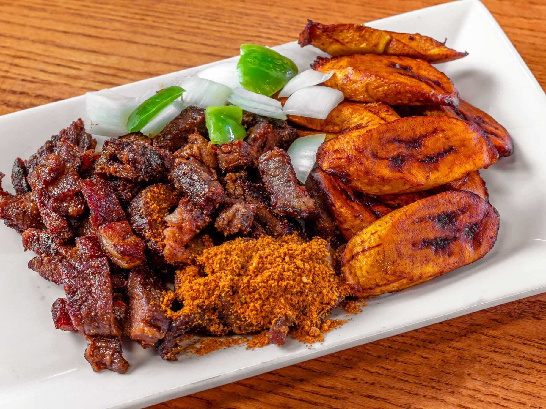 Grilled Beef & Plantains